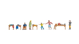 NOCH 16281 - H0 - Figuren-Themenwelt Flohmarkt - Set 2